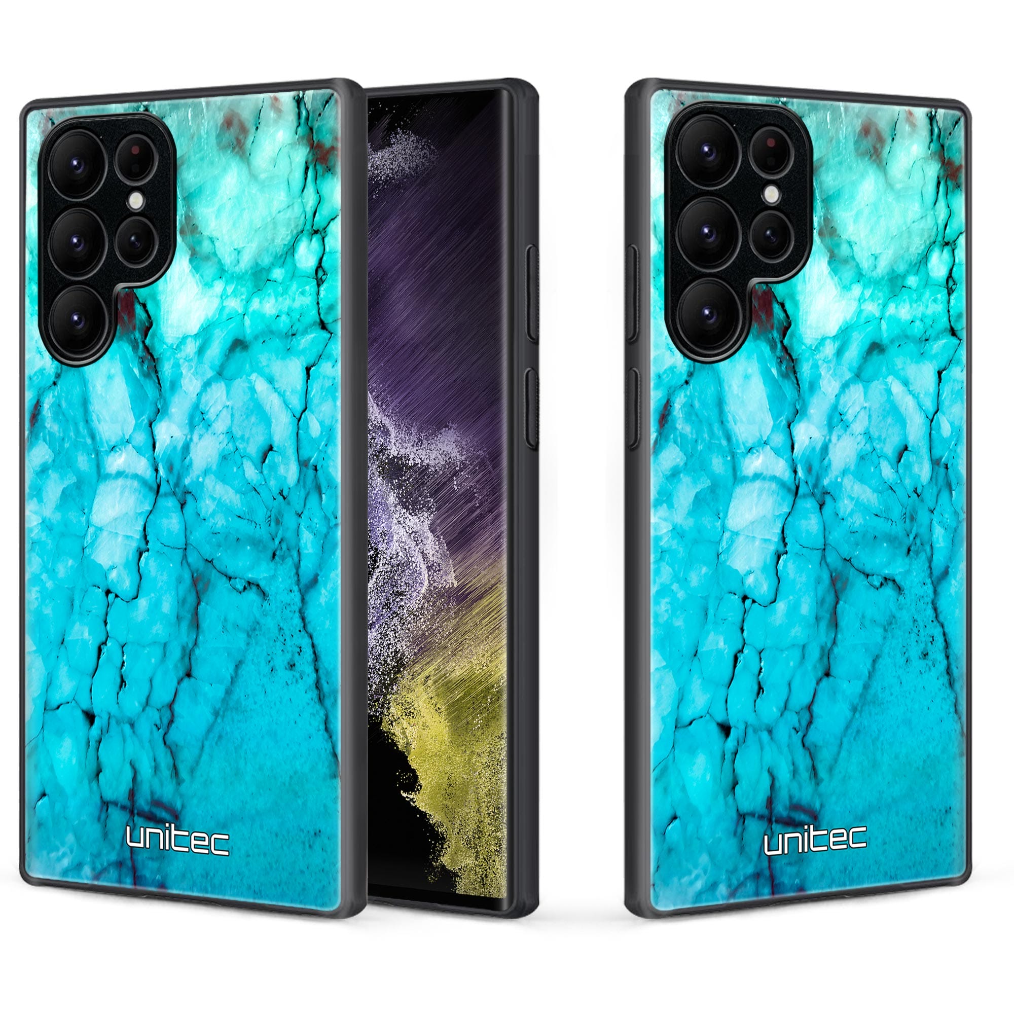 Samsung Galaxy S24 Ultra Unitec-skal - Icy Marble