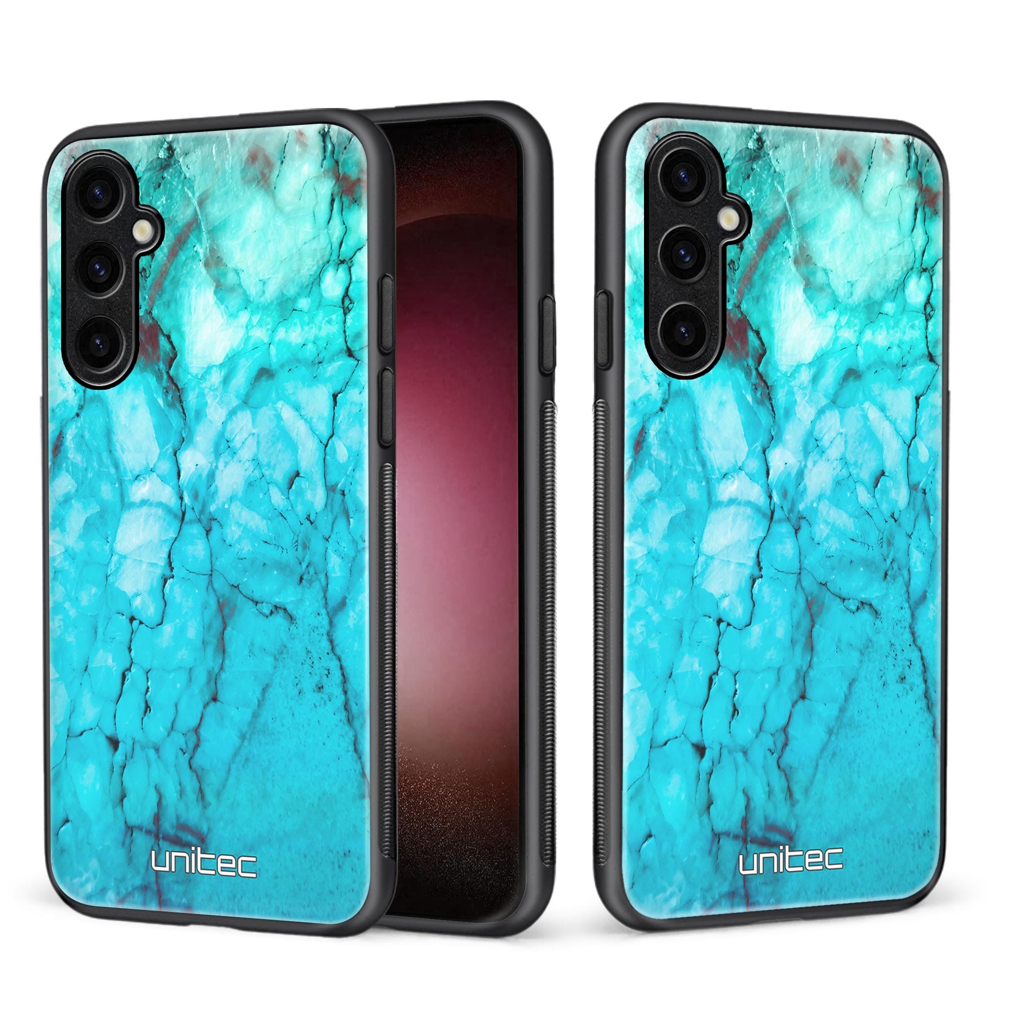 Samsung Galaxy S24 Unitec-skal - Icy Marble