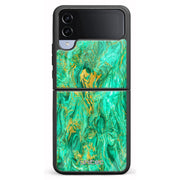 Samsung Galaxy Z Flip 4 Unitec Suojakuori - Aqua Mint