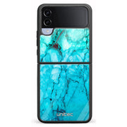 Samsung Galaxy Z Flip 4 Unitec Suojakuori - Icy Marble