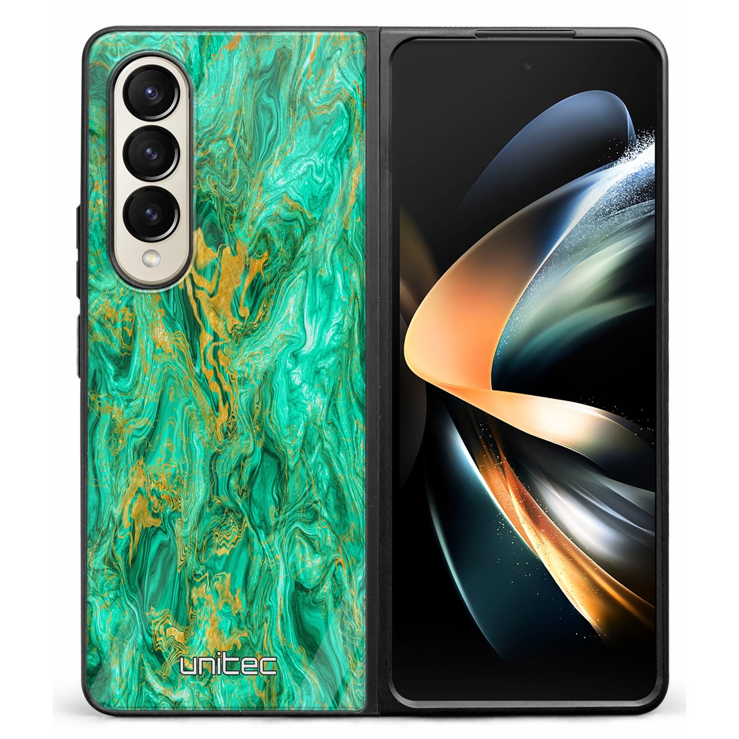 Samsung Galaxy Z Fold 4 Unitec-skal - Aqua Mint