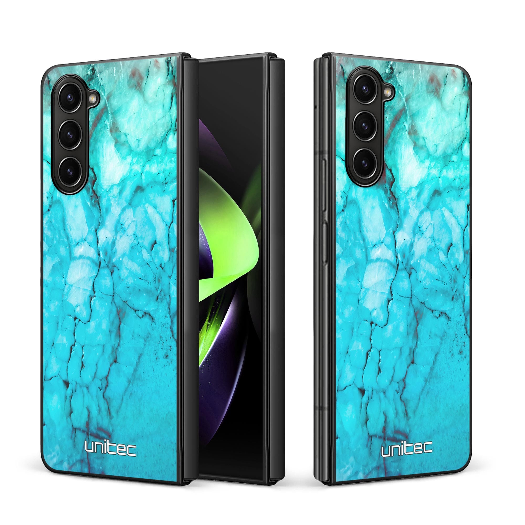 Samsung Galaxy Z Fold 5 Unitec-skal - Icy Marble
