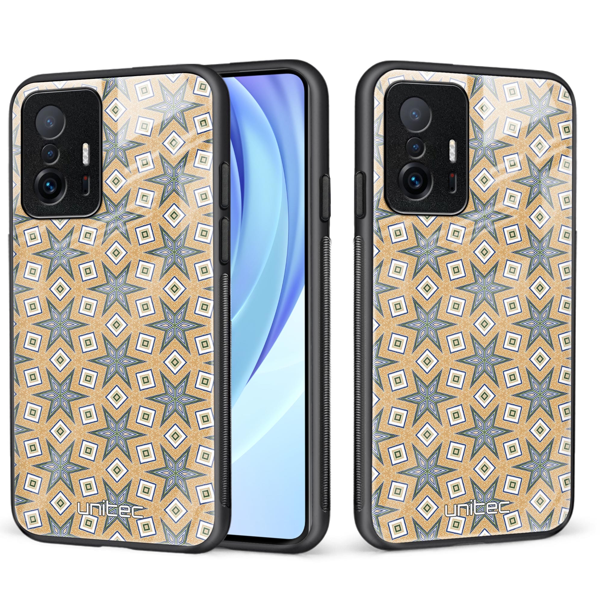 Xiaomi 11T 5G Unitec skyddande skal, abstrakt mönster