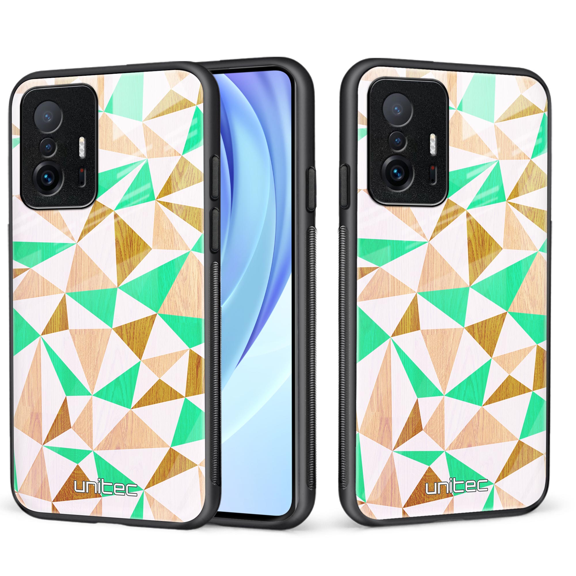 Xiaomi 11T 5G Unitec skyddsskal, Triangelträ