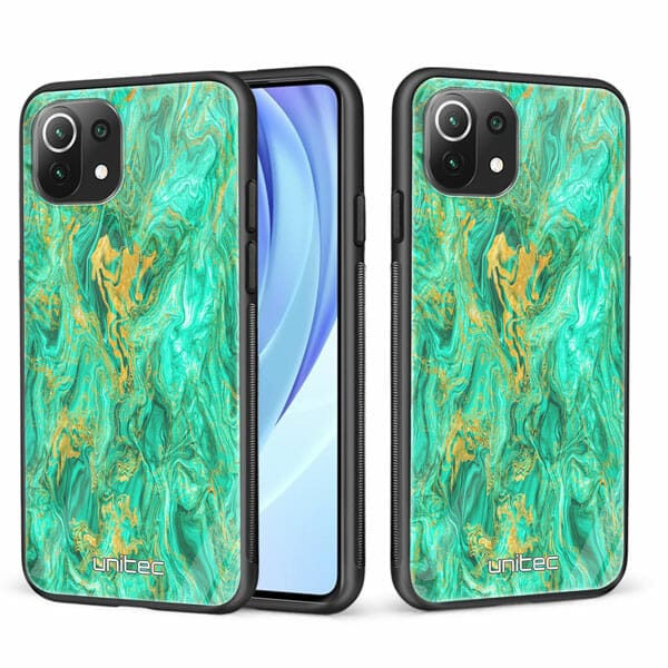 Xiaomi Mi 11 Lite unitec suojakuori 2 Aqua Mint