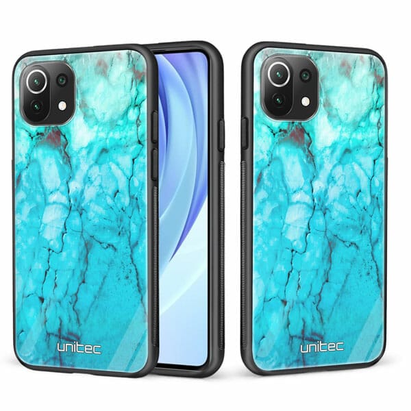 Xiaomi Mi 11 Lite unitec suojakuori 2 Icy Marble