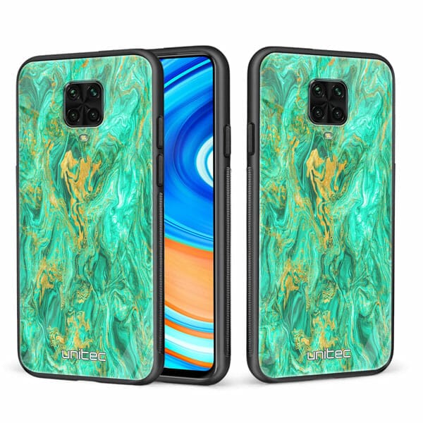 Xiaomi Redmi Note 9 Pro unitec suojakuori 2 Aqua Mint