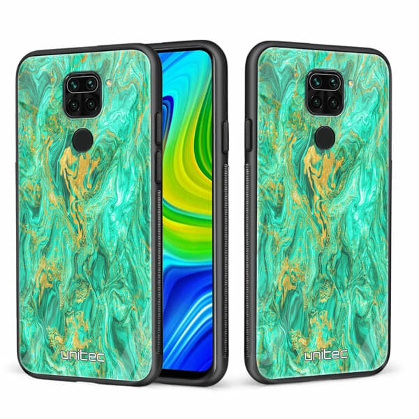 Xiaomi Redmi Note 9 unitec suojakuori 2 Aqua Mint