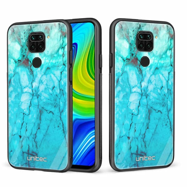 Xiaomi Redmi Note 9 unitec suojakuori 2 Icy Marble