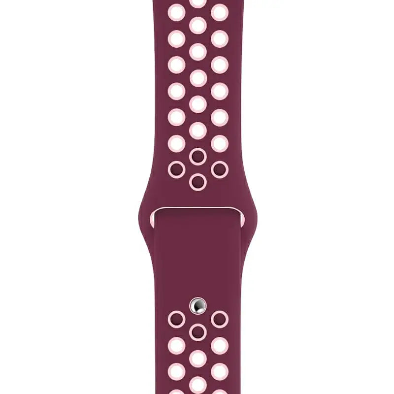 Apple Watch 38 / 40 / 41 mm Urheiluranneke - S/M - Viininpunainen/Pinkki