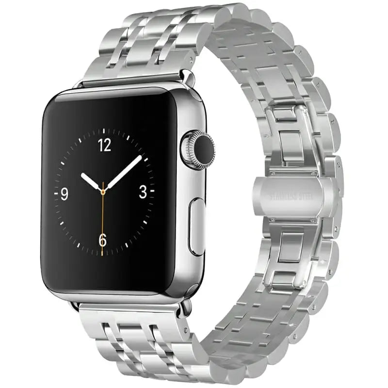 Apple Watch 42 / 44 / 45 mm Metalliranneke - Hopea/Hopea