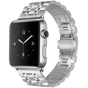 Apple Watch 42 / 44 / 45 mm Metalliranneke - Hopea/Hopea