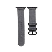 Apple Watch 42 / 44 / 45 mm Nato-ranneke - Harmaa