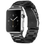 Apple Watch 42 / 44 / 45 mm Ruostumaton teräsranneke - Musta