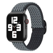 Apple Watch Joustava nailonranneke 42/44/45/49 mm - harmaa