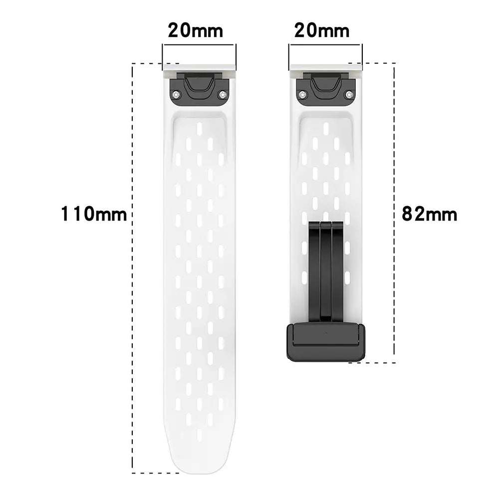 Garmin QuickFit Urheiluranneke 20mm - Musta