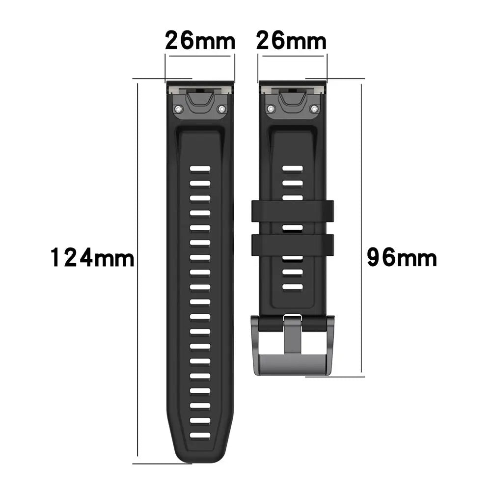 Garmin QuickFit Urheiluranneke 26mm - Oranssi-Musta