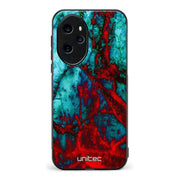Honor 100 Pro marmori suojakuoret - Blue Red Marble - Ei