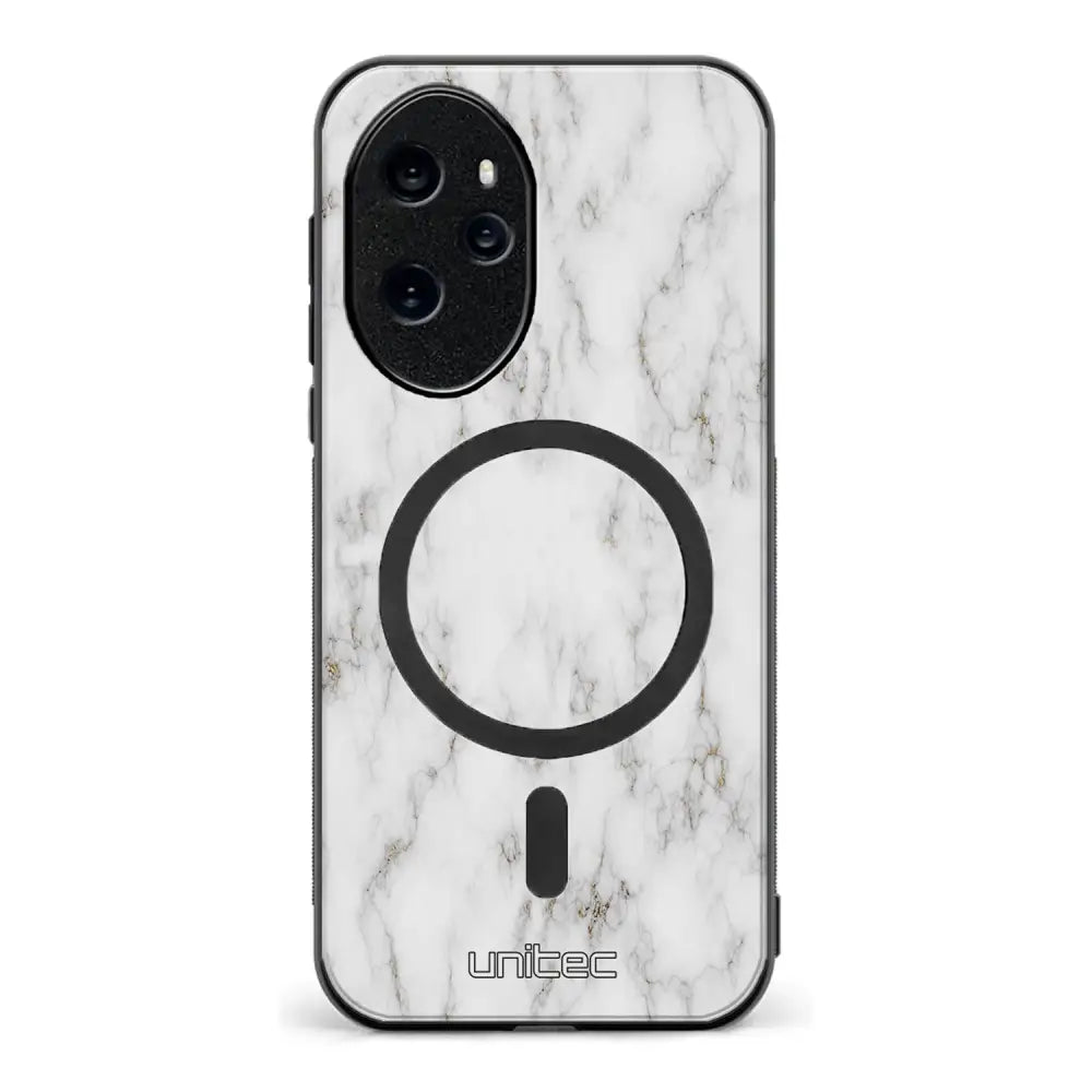 Honor 100 Pro marmori suojakuoret - White Marble