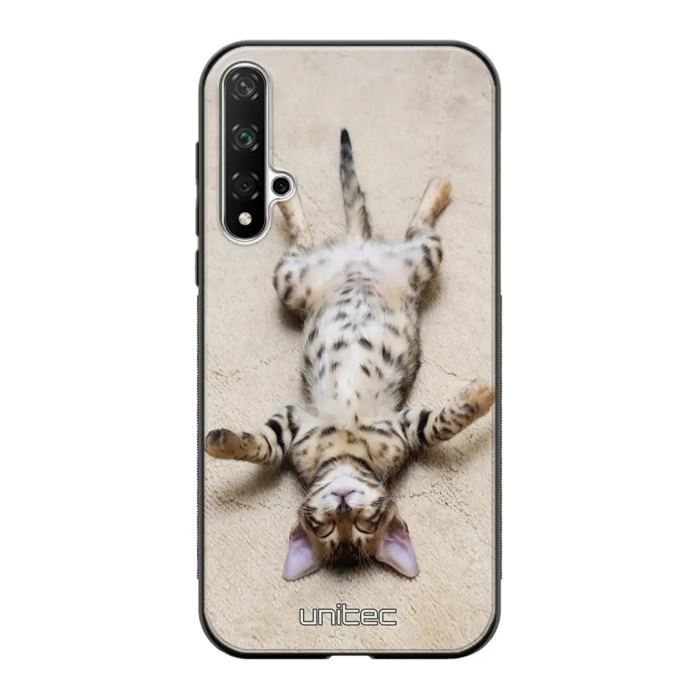 Honor 20 kissa suojakuoret - Relaxing Cat - Ei