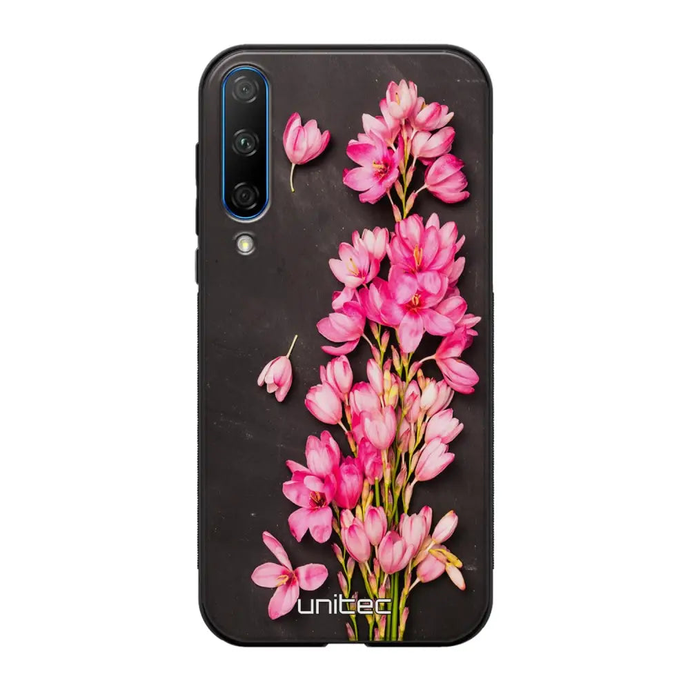 Honor 20 Lite kukka suojakuoret - Pink Flowers - Ei