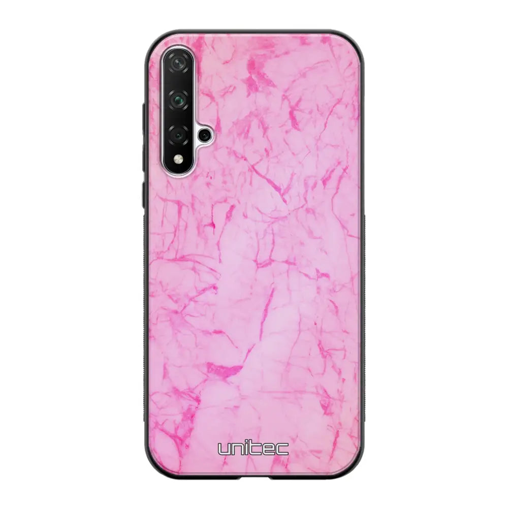 Honor 20 marmori suojakuoret - Light Pink Marble - Ei