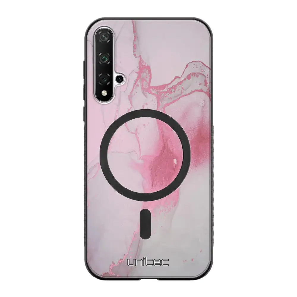 Honor 20 marmori suojakuoret - Pink Pok Rie