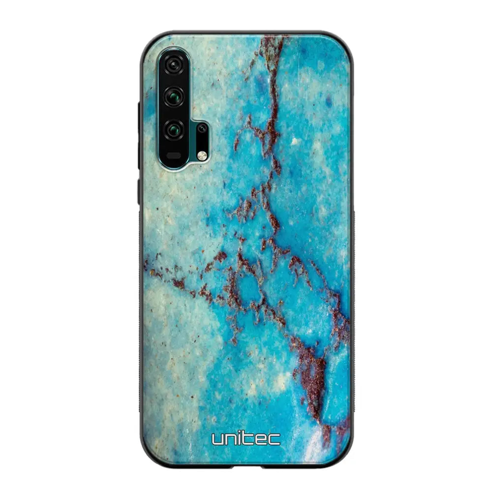 Honor 20 Pro marmori suojakuoret - Turquoise Marble - Ei