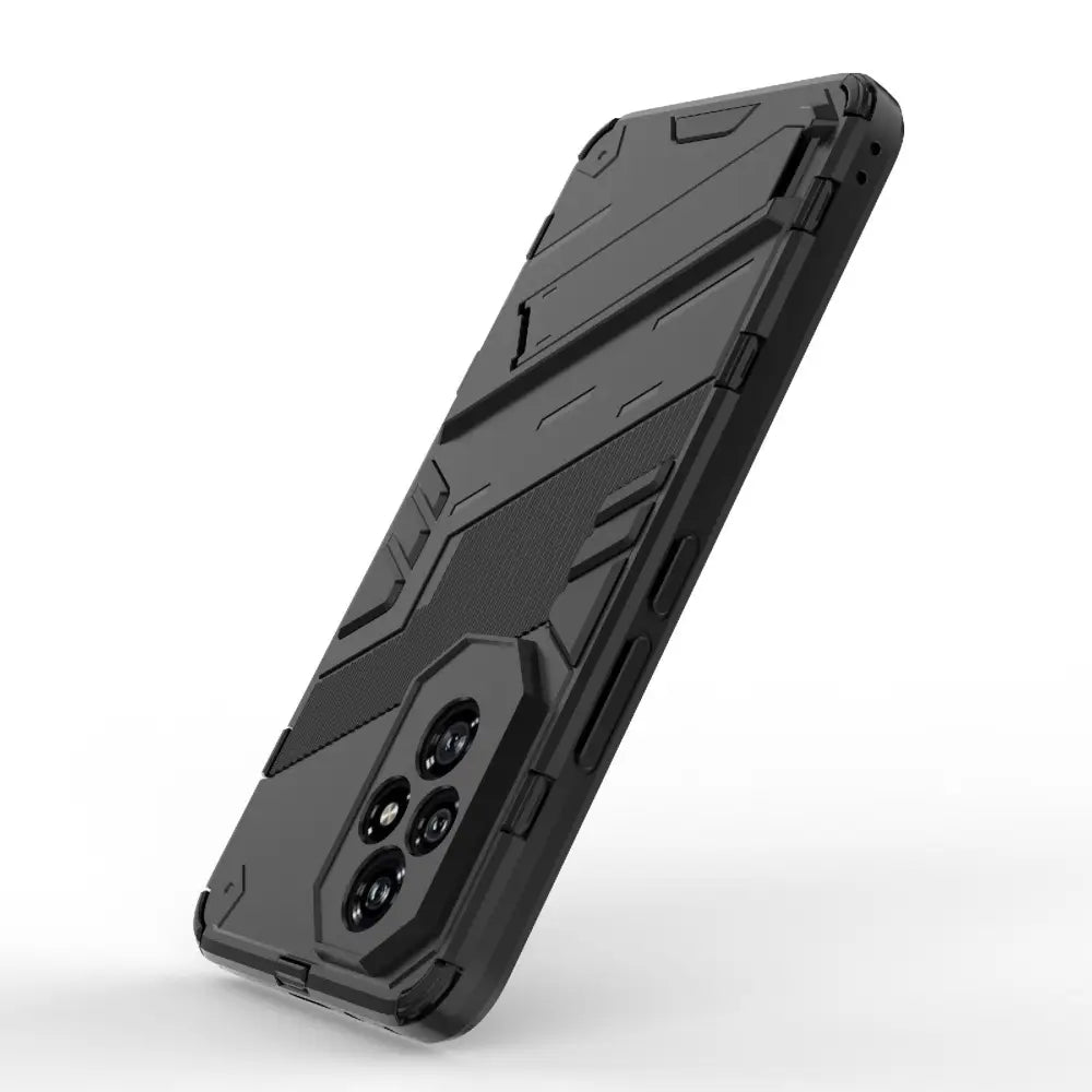 Mustan Honor 200 Armor Suojakotelo, kulmikkaalla suojakuorella ja kestävällä muotoilulla