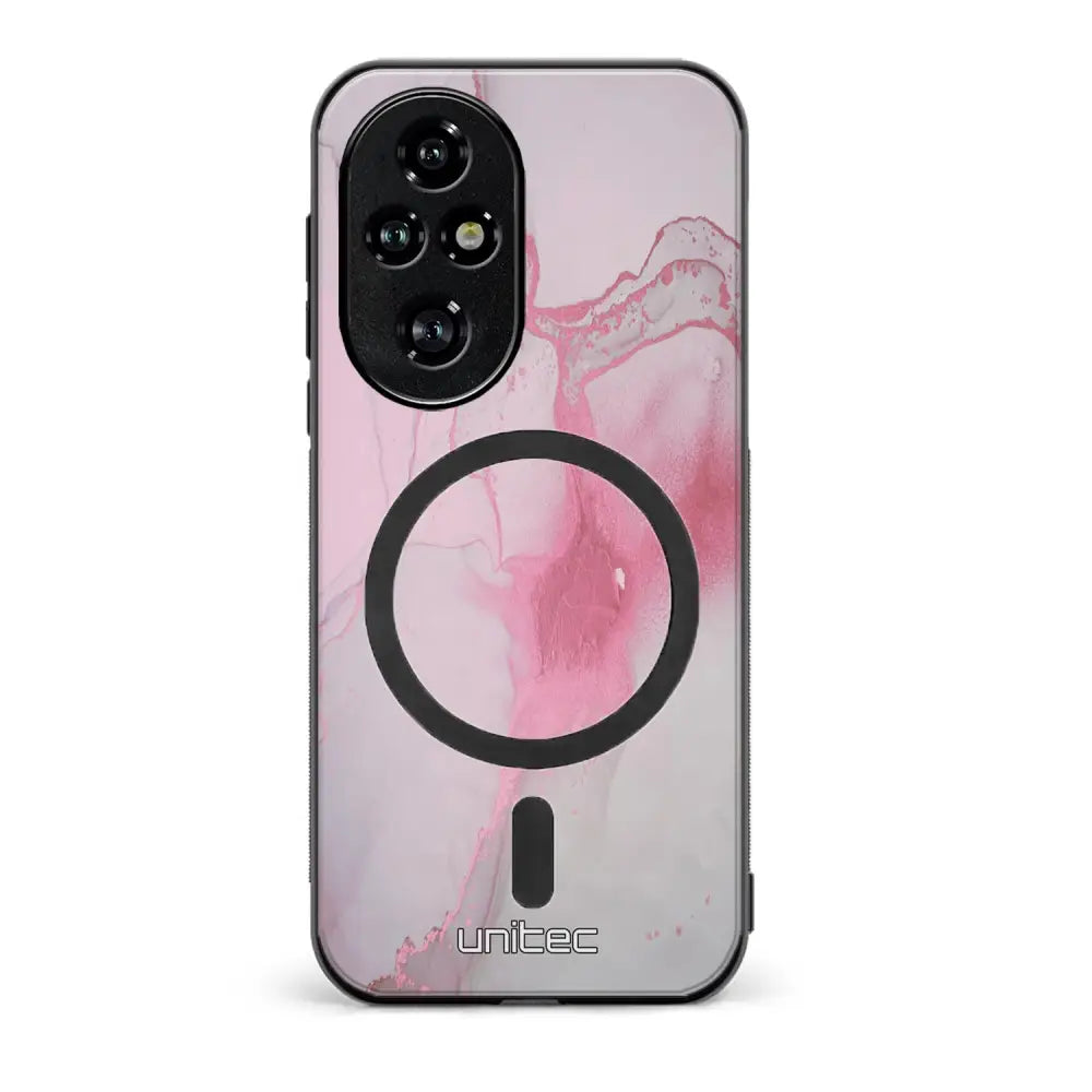 Honor 200 marmori suojakuoret - Pink Pok Rie