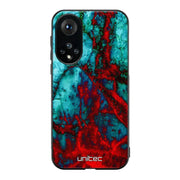 Honor 50 marmori suojakuoret - Blue Red Marble - Ei