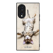 Honor 70 kissa suojakuoret - Relaxing Cat - Ei