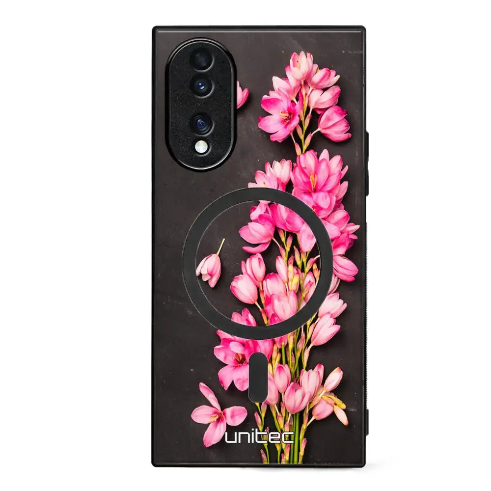 Honor 70 kukka suojakuoret - Pink Flowers