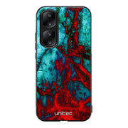 Honor 90 marmori suojakuoret - Blue Red Marble - Ei