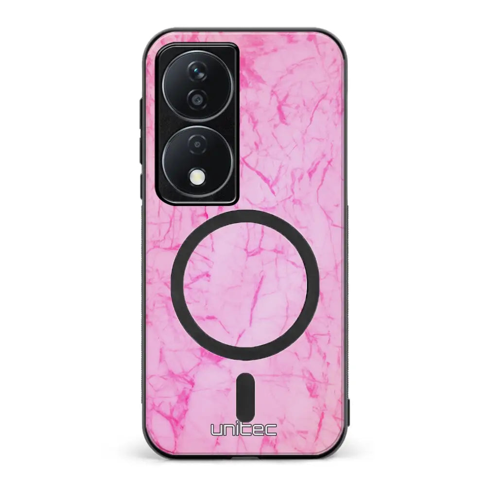 Honor 90 Smart marmori suojakuoret - Light Pink Marble