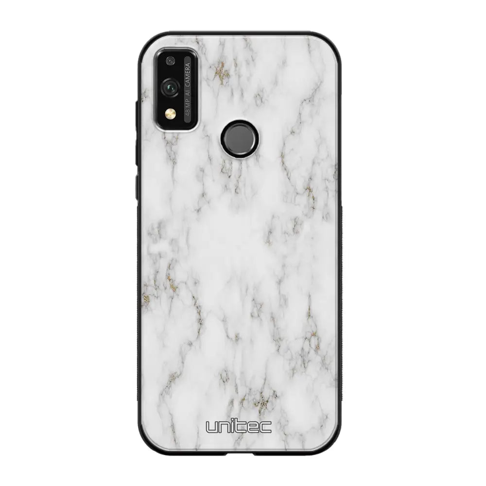 Honor 9X Lite marmori suojakuoret - White Marble - Ei