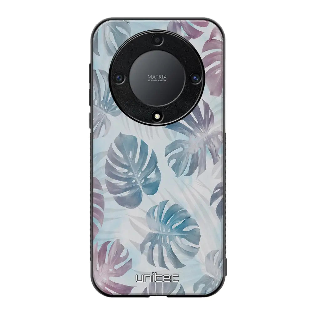 Honor Magic 5 Lite kukka suojakuoret - Monstera Texture - Ei