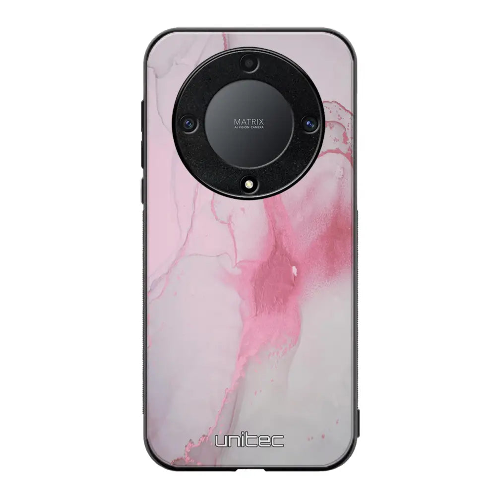 Honor Magic 5 Lite marmori suojakuoret - Pink Pok Rie - Ei