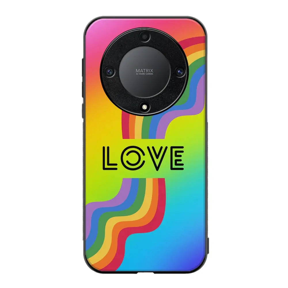 Honor Magic 5 Lite pride suojakuoret - Love - Ei