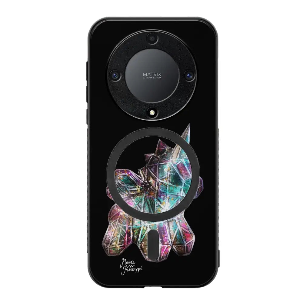 Honor Magic 5 Lite unicorn suojakuoret - Musta - Noora Kämppi