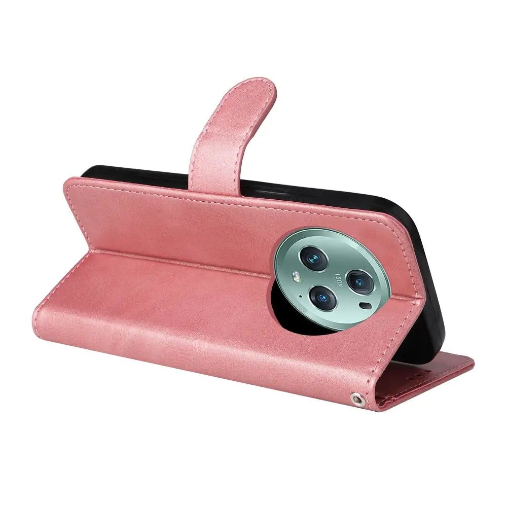 Honor Magic 5 Pro Lompakko Suojakuori – Ruusukulta