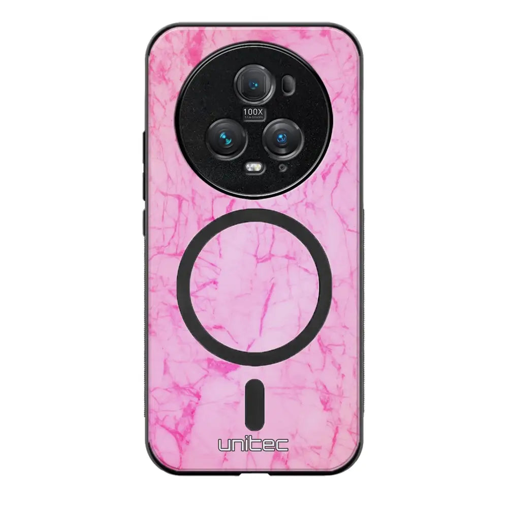 Honor Magic 5 Pro marmori suojakuoret - Light Pink Marble