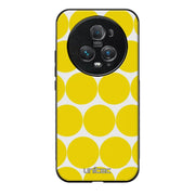 Honor Magic 5 Pro pallo suojakuoret - Keltainen Pallo - Ei