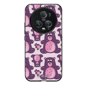 Honor Magic 5 Pro suojakuoret - Purple Teddy Bear - Ei