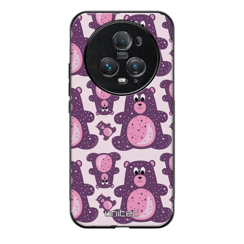 Honor Magic 5 Pro suojakuoret - Purple Teddy Bear - Ei
