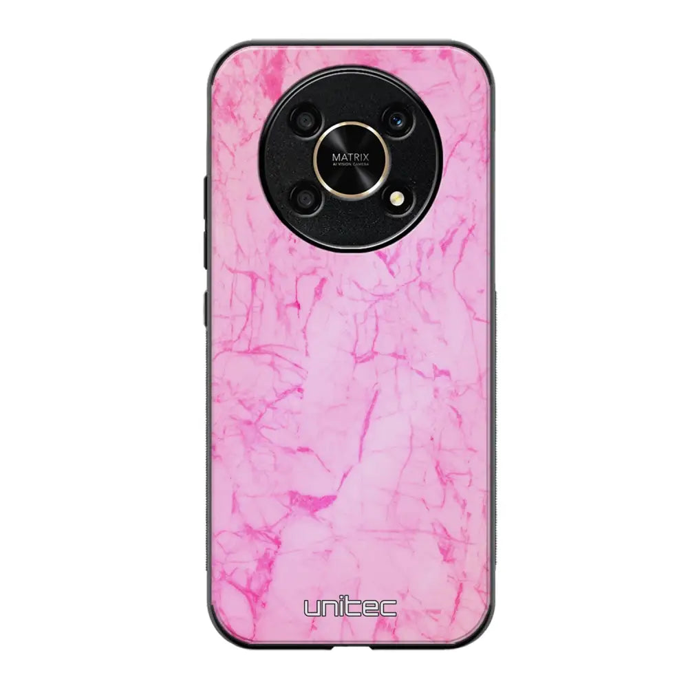 Honor Magic 6 Lite marmori suojakuoret - Light Pink Marble - Ei