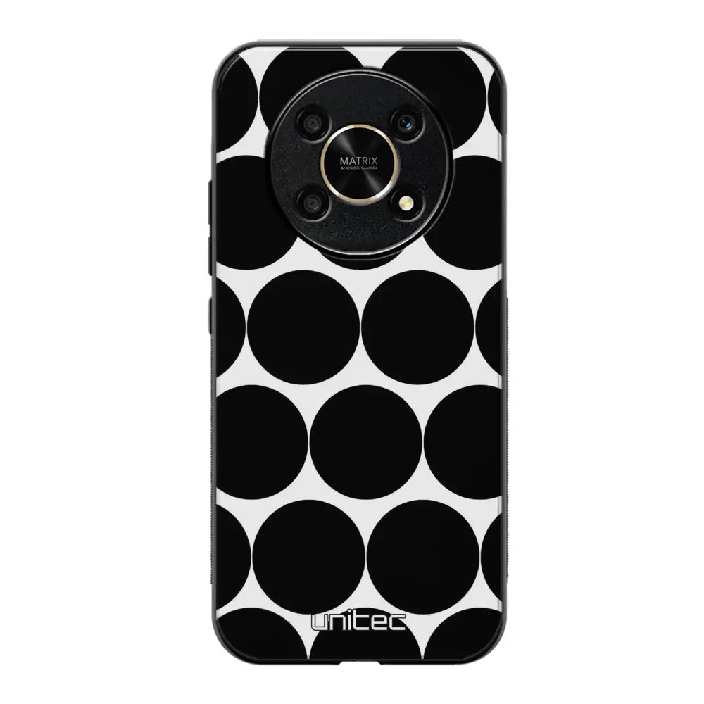 Honor Magic 6 Lite pallo suojakuoret - Musta Pallo - Ei