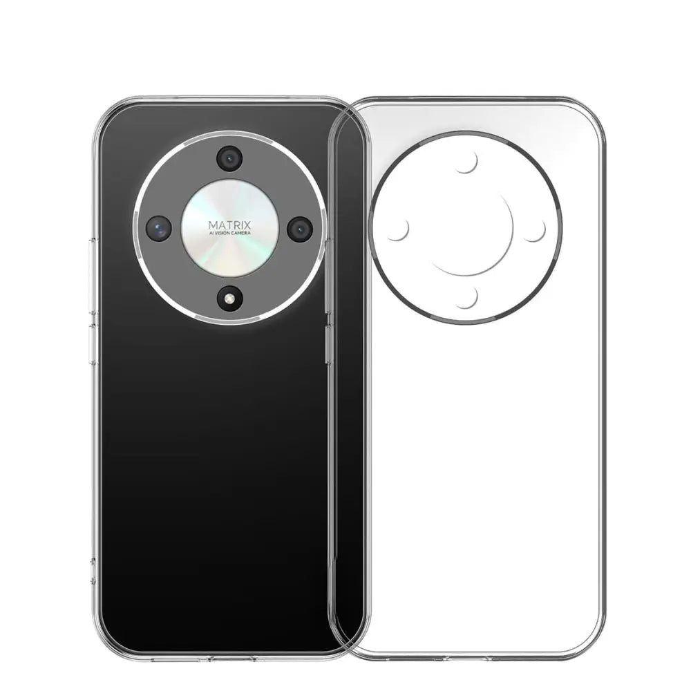 Honor Magic 6 Lite Silikonikuori - Läpinäkyvä