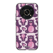 Honor Magic 6 Lite suojakuoret - Purple Teddy Bear - Ei
