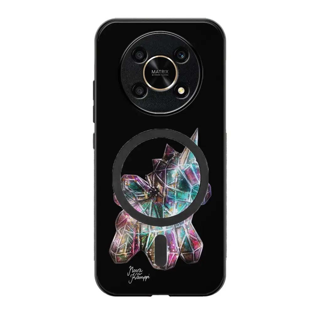 Honor Magic 6 Lite unicorn suojakuoret - Musta - Noora Kämppi